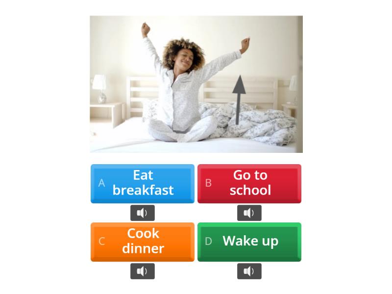 Intro ch. 6 Routine activities matching game - Quiz