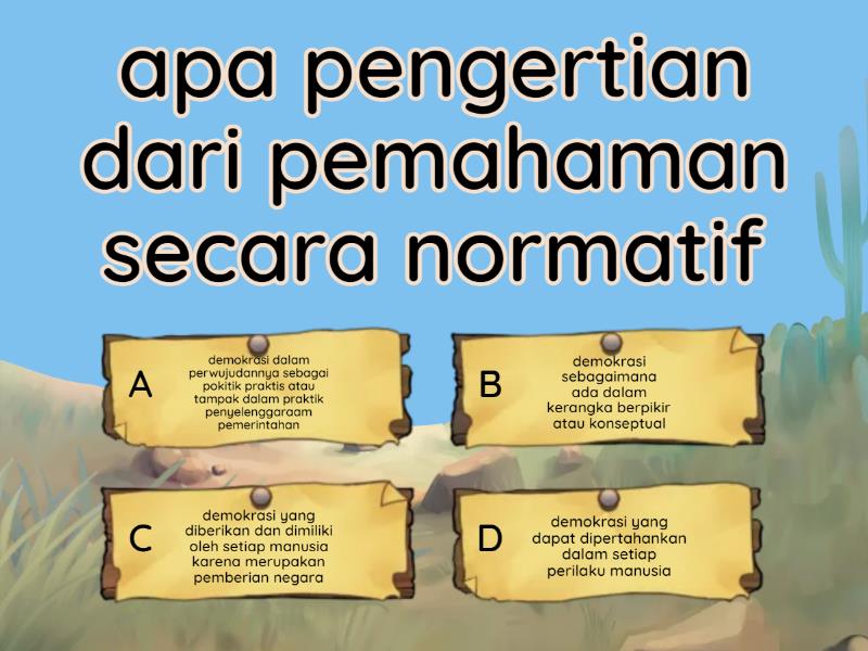 Sistem Dan Dinamika Demokrasi Pancasila - Quiz