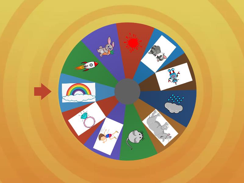 Letter Rr - Spin the wheel