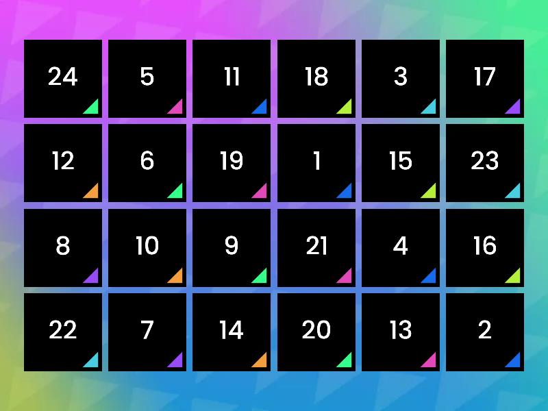 Adjektive - Positiv, Komparativ, Superlativ - Flip tiles