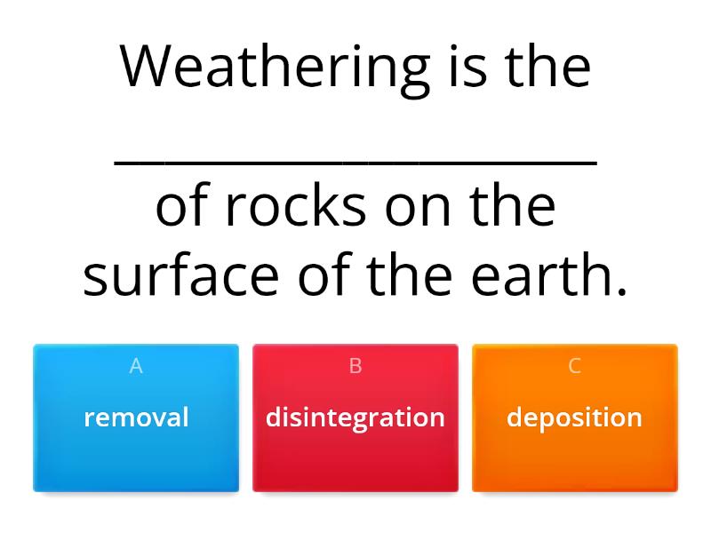 weathering-quiz