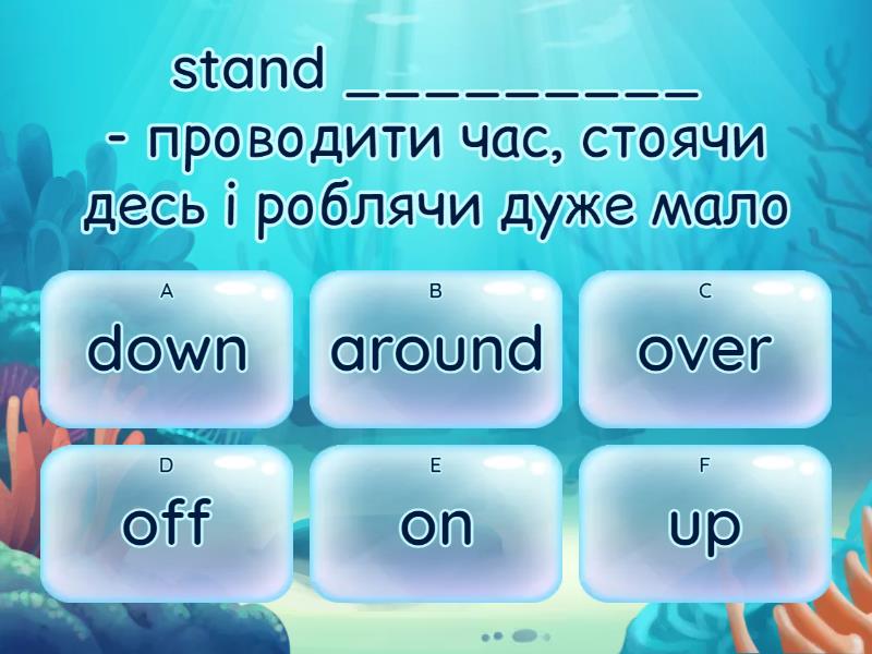 SpOut Advanced U5 phrasal verbs 2 Quiz