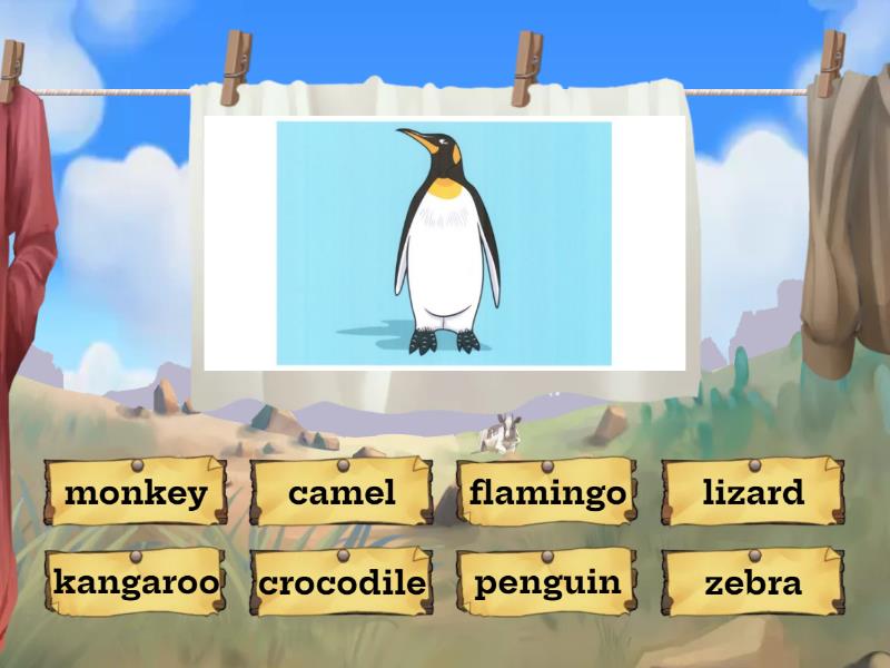 Unit 5 (Zoo animals) - Find the match