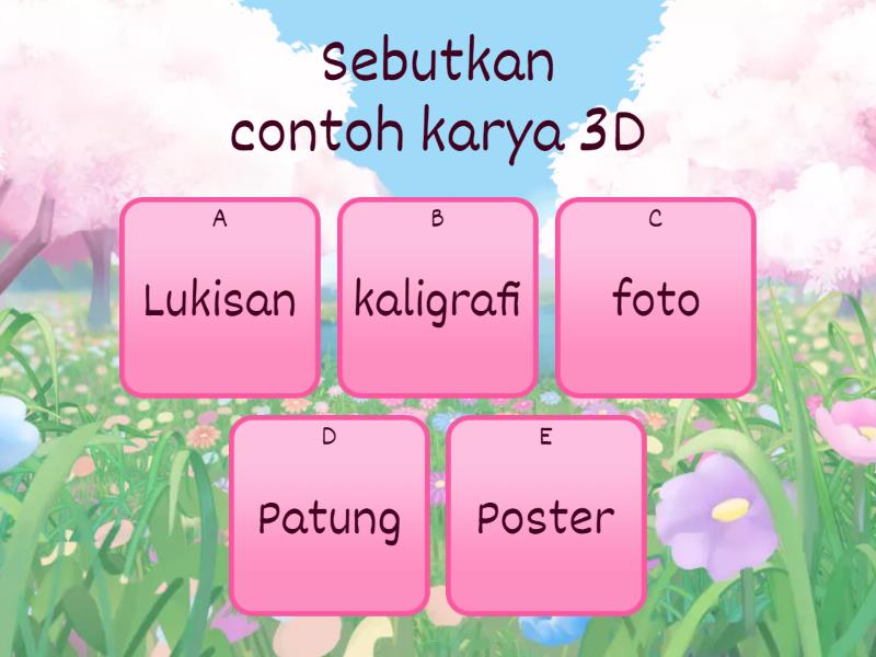 Seni Rupa 3D - Quiz