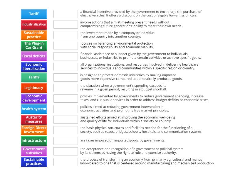 5.7 Key Terms - Match up