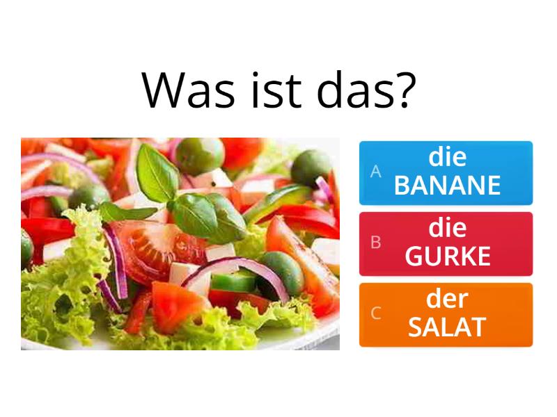 Essen und Trinken - Quiz