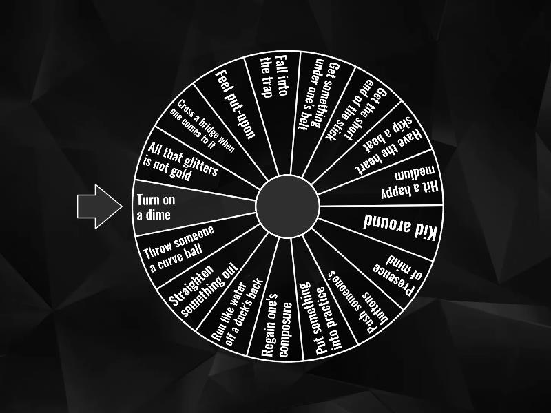 a-little-life-philosophy-idioms-and-expressions-random-wheel