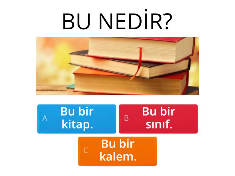 BU NEDİR?BUNLAR NEDİR?O KİMDİR? - Quiz