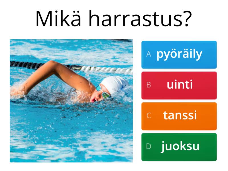 Harrastukset - Quiz