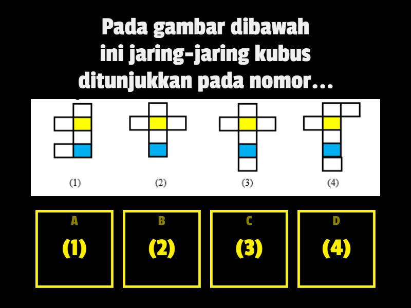 Evaluasi Materi Jaring-jaring Kubus dan Balok - Quiz