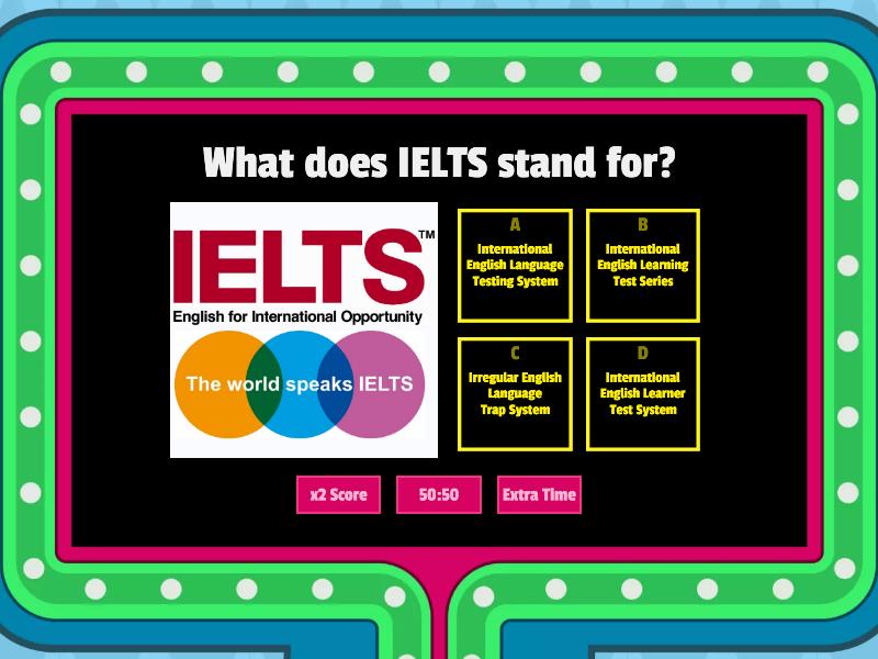 Easy AI English - IELTS Task 1 Quiz - Gameshow Quiz