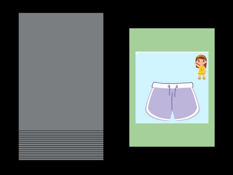 Clothes his/ her - Random cards