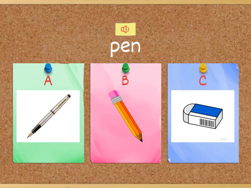 School Objects (Kid`s Box 1 unit 2) - Quiz
