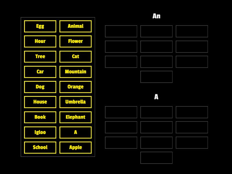 An and A - Group sort