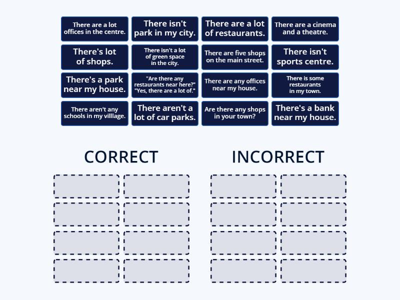 Procredit A1+ : There is / are + a / an / some / any - Group sort