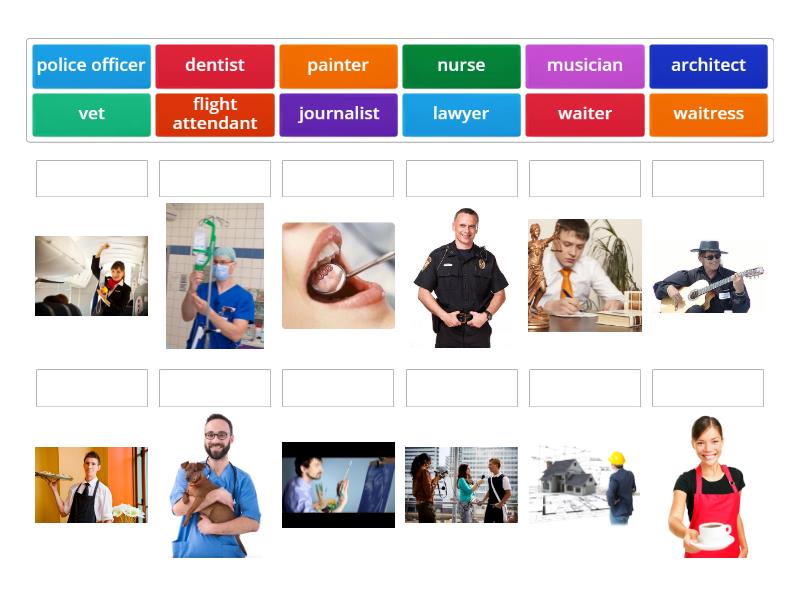 Professions - Match up