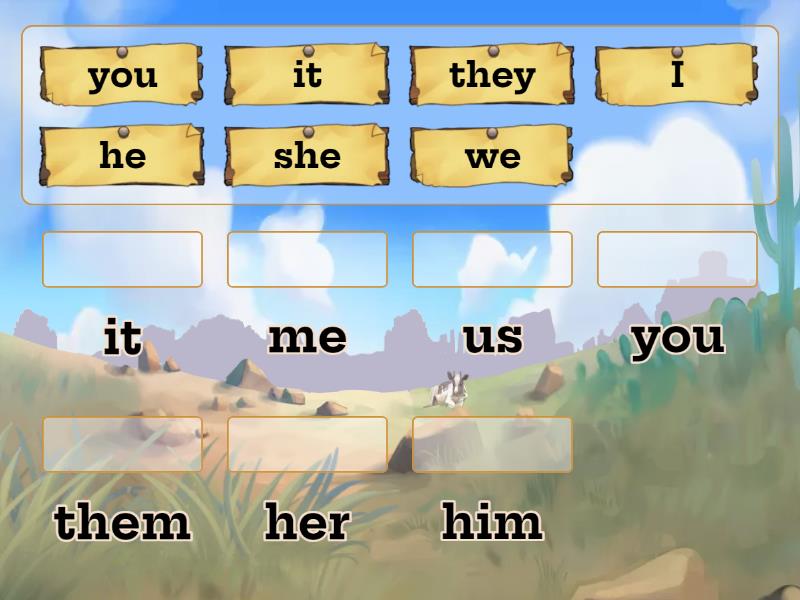 Go Getter 1 Unit 8.2 Object pronouns - Une las parejas
