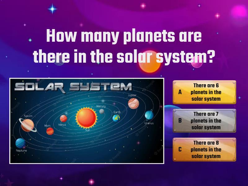 The Solar System - Grade 3 - Quiz