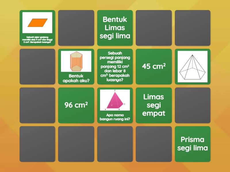 Numerasi (Bangun Datar dan Bangun Ruang) - Parejas