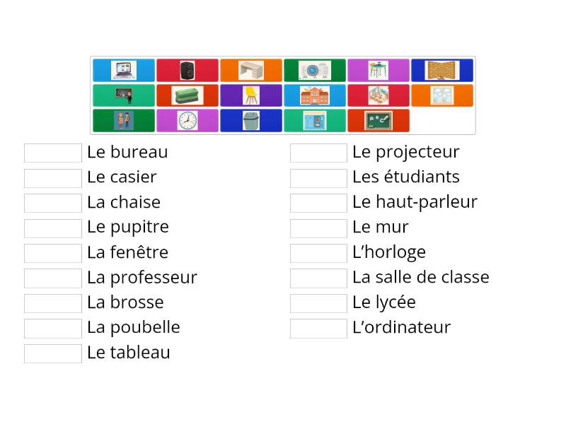 La salle de classe - Match up