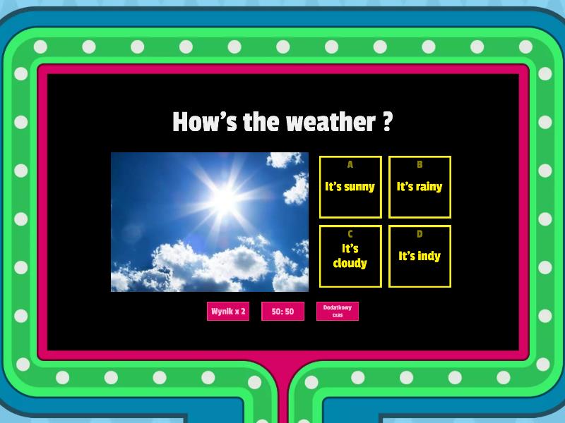 Weather - Gameshow Quiz