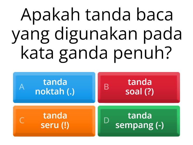 Kata Ganda Dan Akronim - Quiz