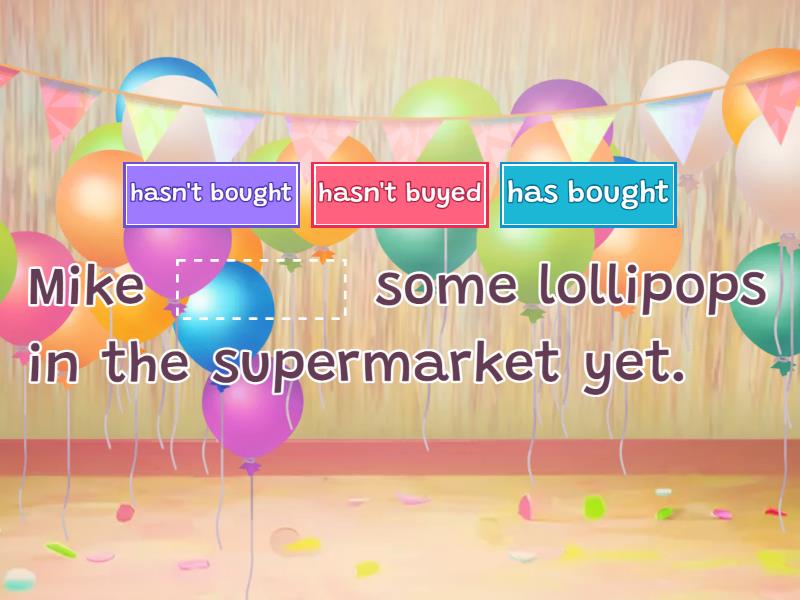 Present Perfect ćwiczenia Do Druku Present Perfect+ sweets/desserts - Complete the sentence