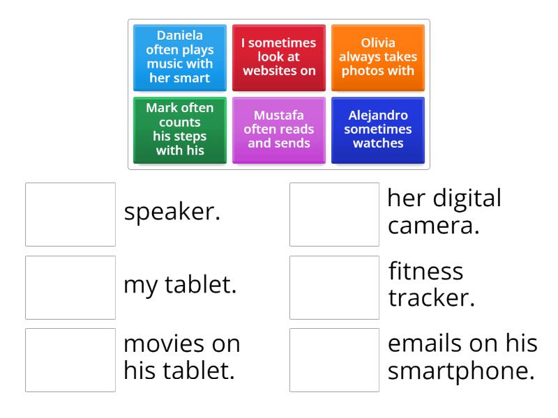 Prepare 5 Unit 11 Lesson 4 Match Up