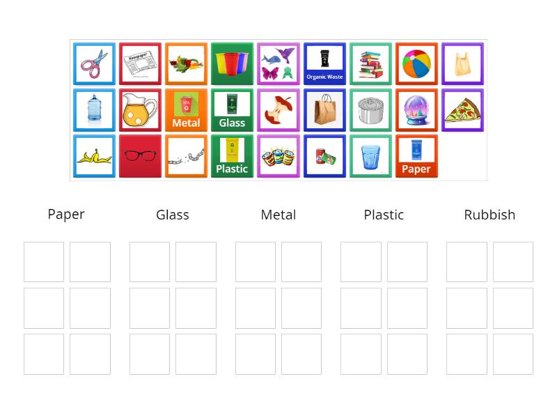 Recycle Sorting - Group sort