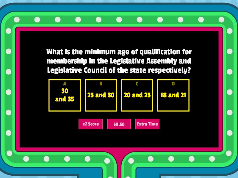 How The State Government Works - Gameshow Quiz