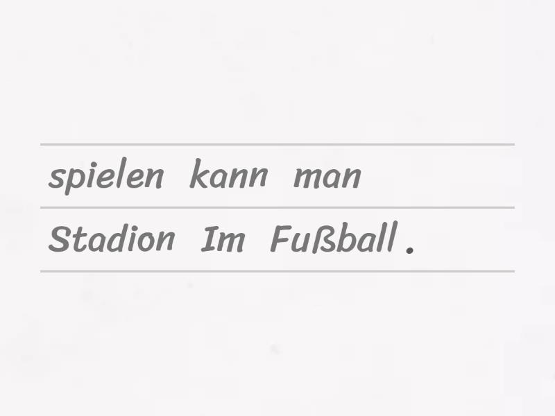Sprawdzian 3 Kl Abc Deutsch Auf Dem Sportplatz Freizeit und Sport. Klasse 4 - Unjumble