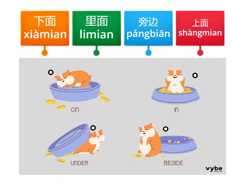 V1zhong-方位词 - Labelled diagram