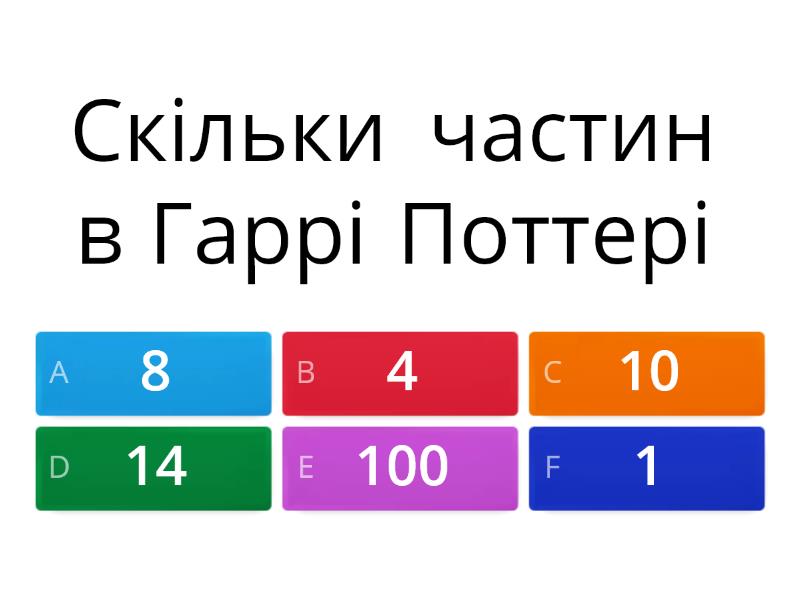 сложный тест по гарри поттеру