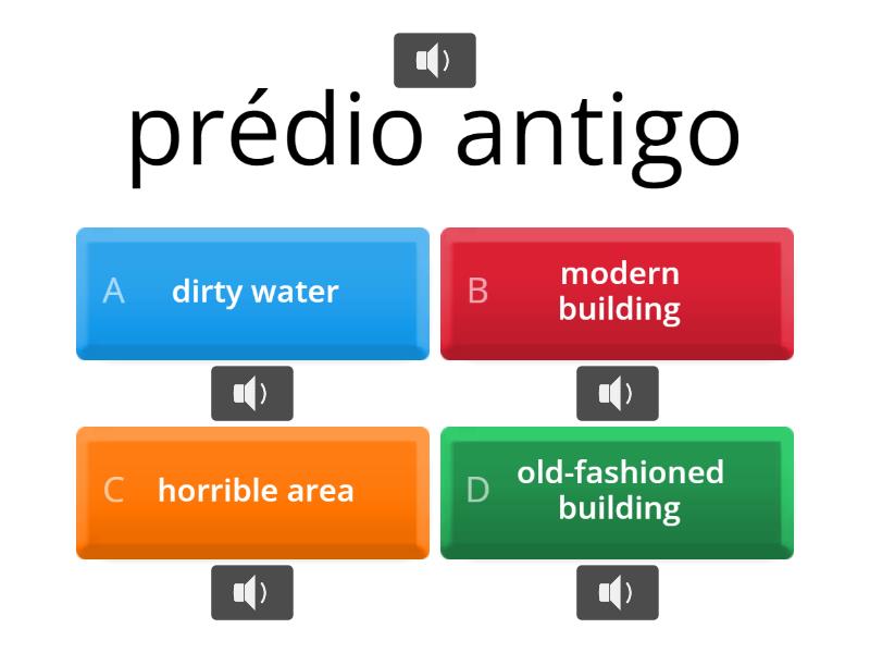 Describing places Portuguese Quiz