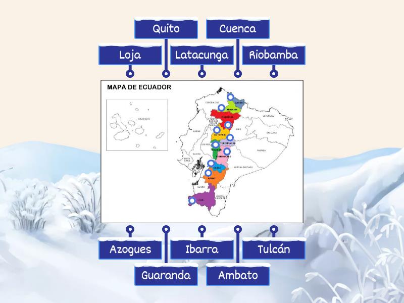 Provincias Y Capitales De La Sierra Diagrama Etiquetado Images And
