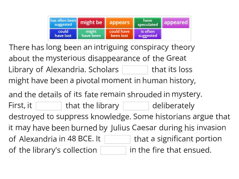Hedging theories Complete the sentence