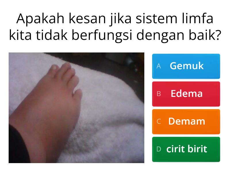 Isu Kesihatan Berkaitan Sistem Limfa Quiz