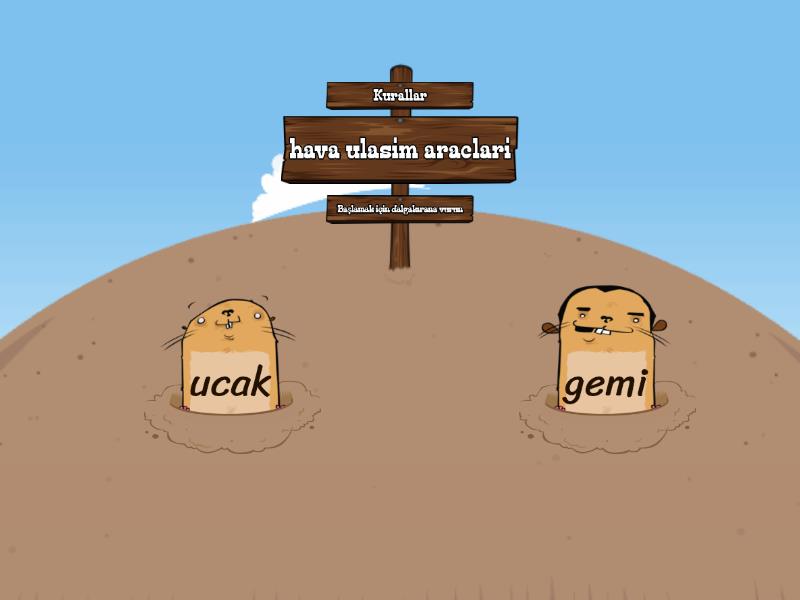 ulasim araclari 3 - Whack-a-mole