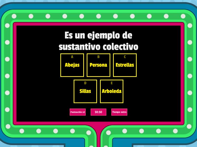 Sustantivos Gameshow Quiz