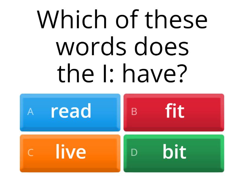 I: - Quiz