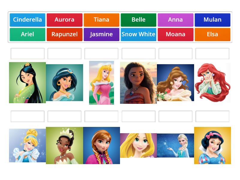 Disney Princess - Match up