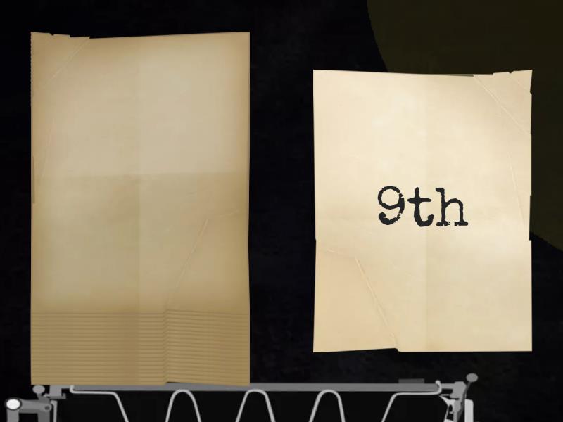 Ordinal numbers - порядковые числительные - Случайные карты