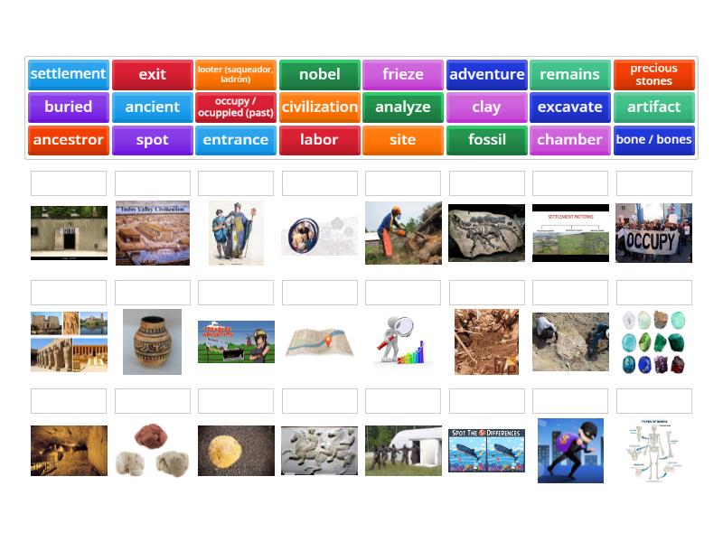Vocabulary Unit 2 - Now I know 5 - Match up
