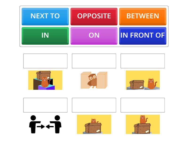 Prepositions of place (KL 3) - Match up