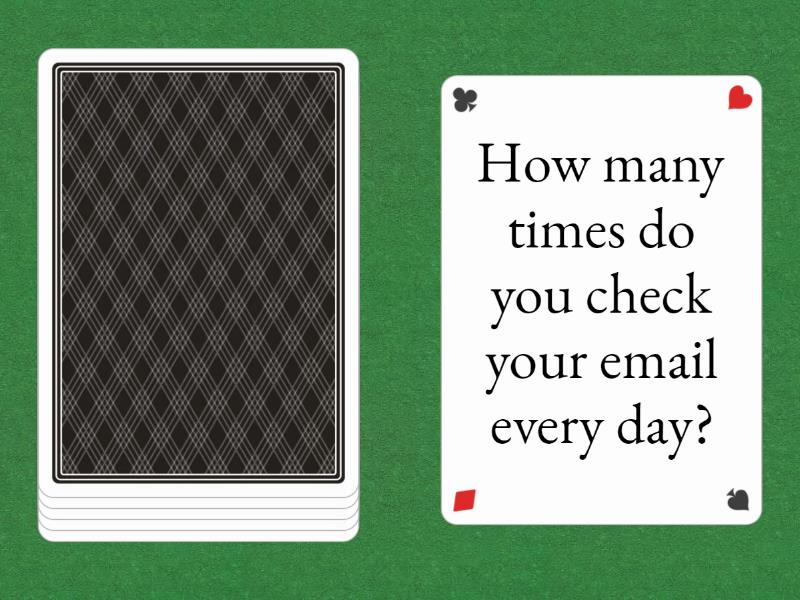 Emails - Speaking cards