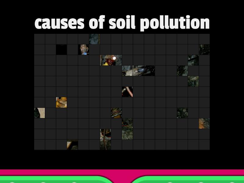 Soil pollution Image quiz