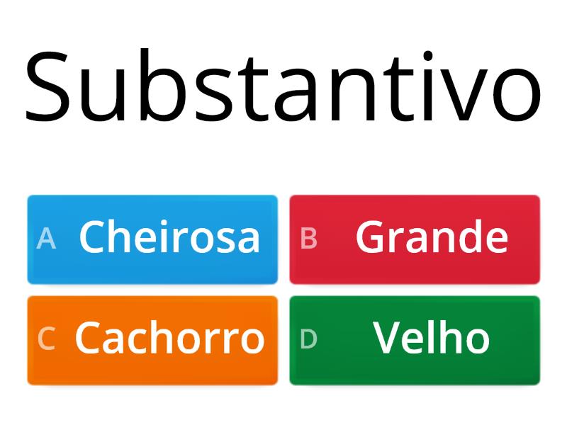 Cópia Do Substantivo - Adjetivo - Quiz