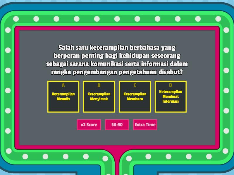 Keterampilan Membaca - Gameshow Quiz