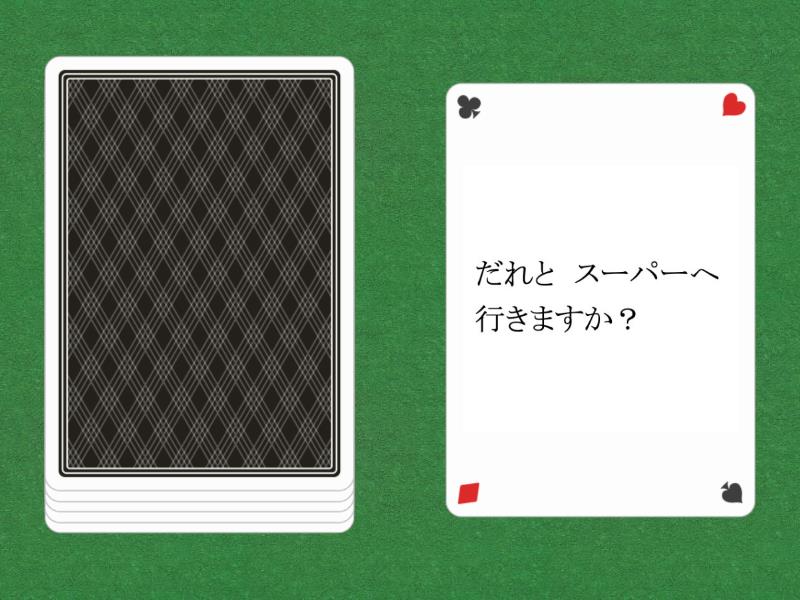 L5 Minna No Nihongo Question Speaking Cards