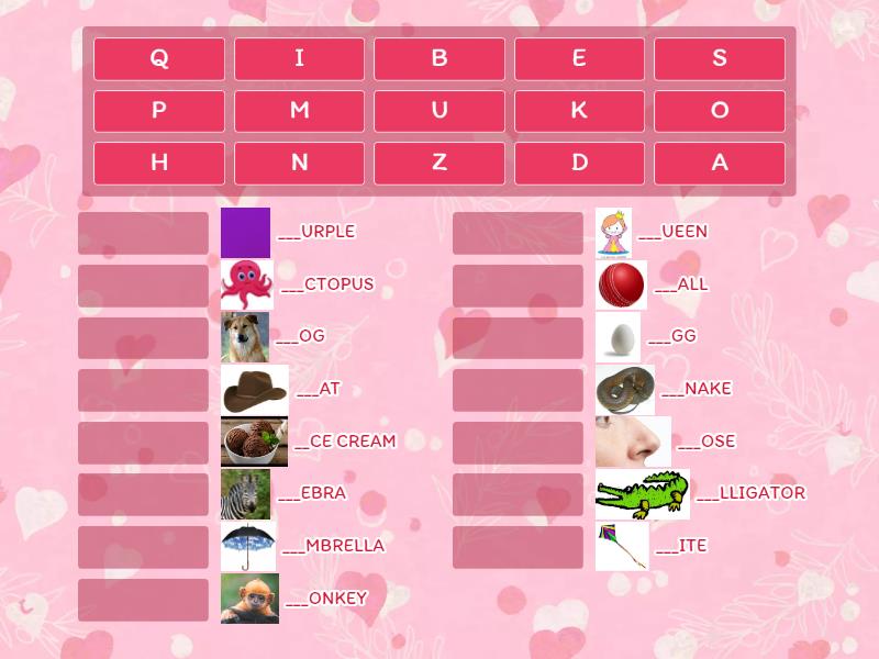 Alphabet Revision - Match up